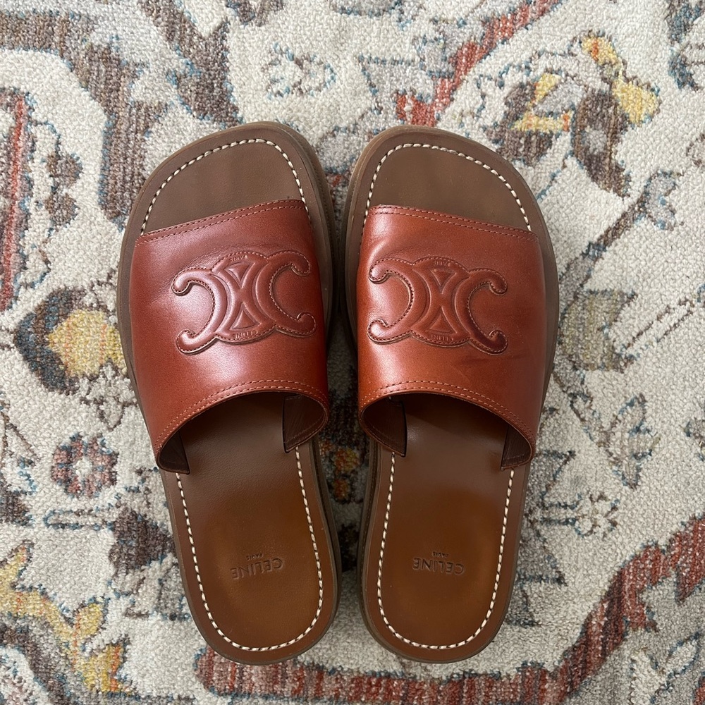 Celine Clea Triomphe Slides